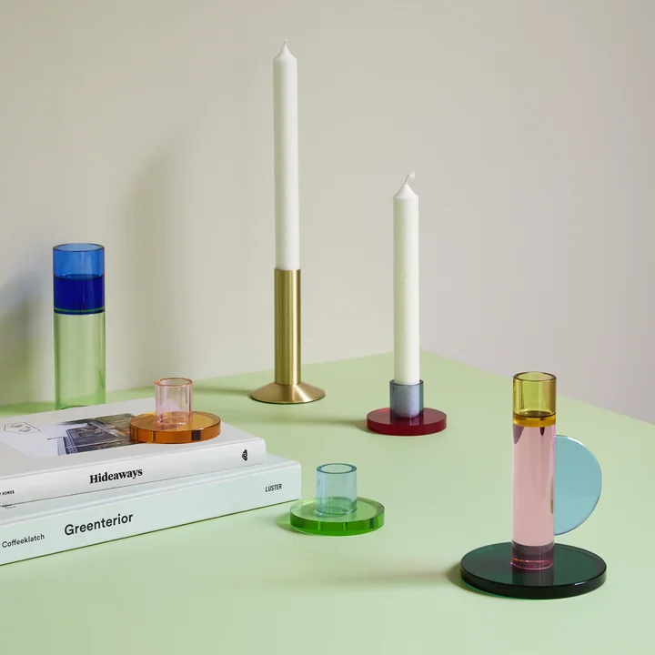 Astra candlestick small from Hübsch Interior