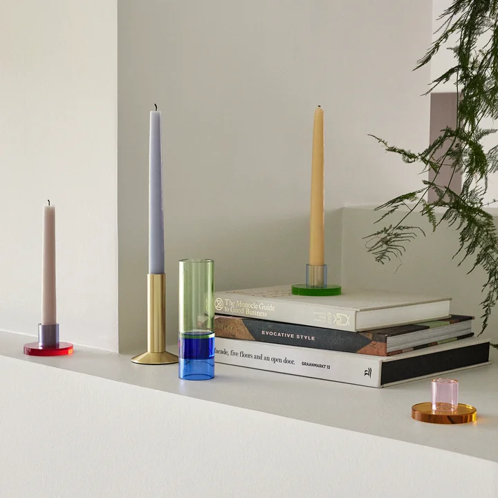 Astra candlestick small from Hübsch Interior