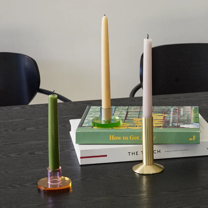 Astra candlestick small from Hübsch Interior