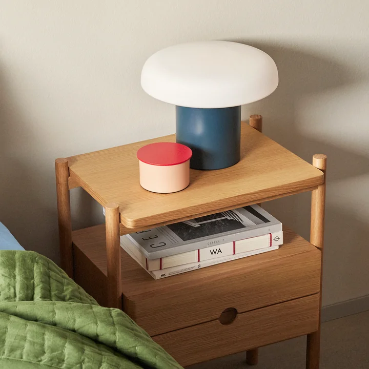 Ateliers Table lamp, dark blue from Hübsch Interior