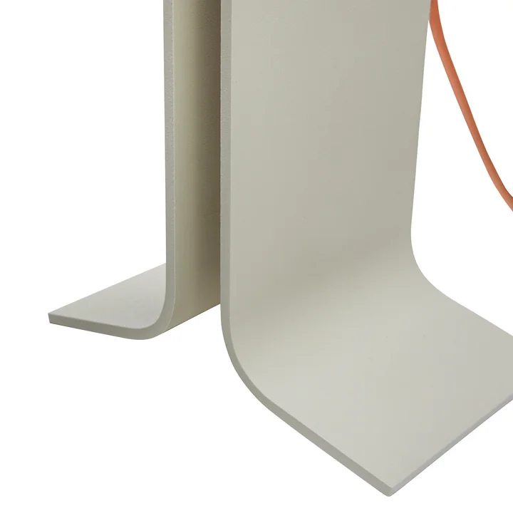 Crea LED table lamp, sand / orange from Hübsch Interior