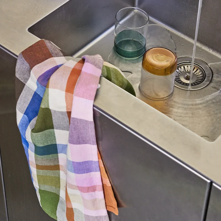 Playful Tea towel, multicolor from Hübsch Interior