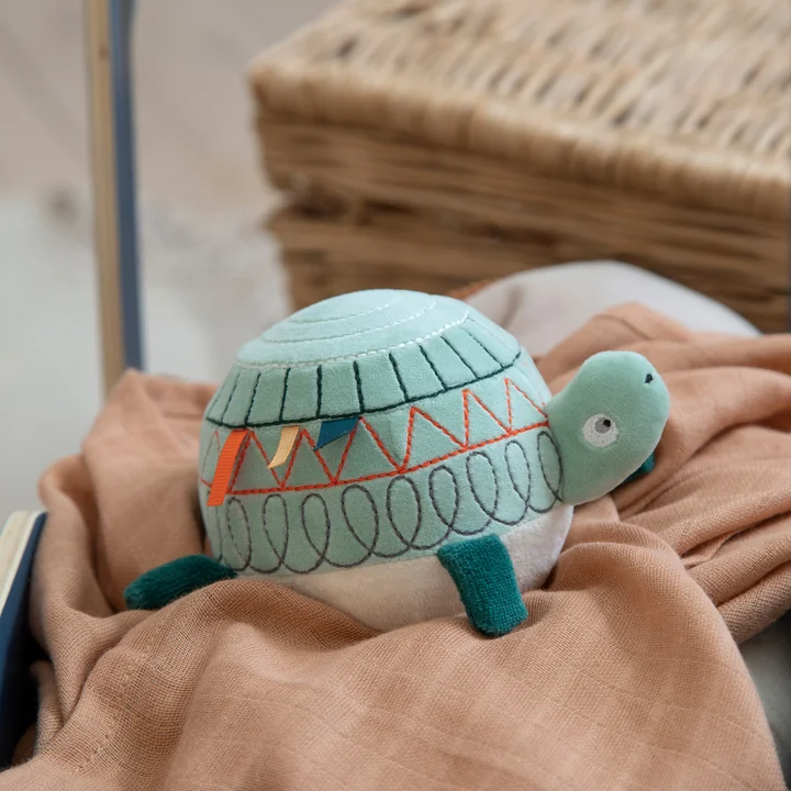 Fabric ball with bell from Sebra