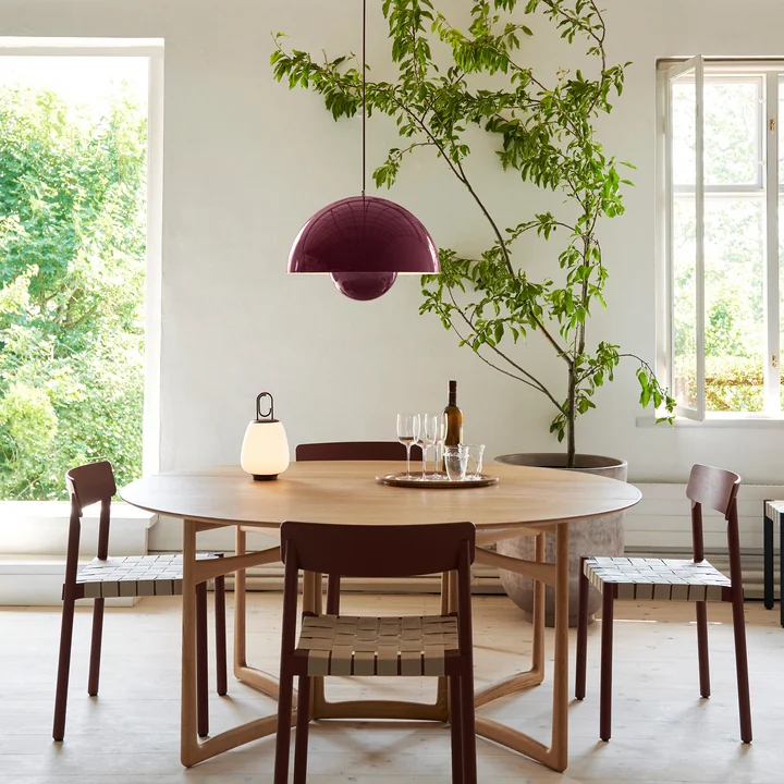 & Tradition - FlowerPot Pendant light VP7, dark plum
