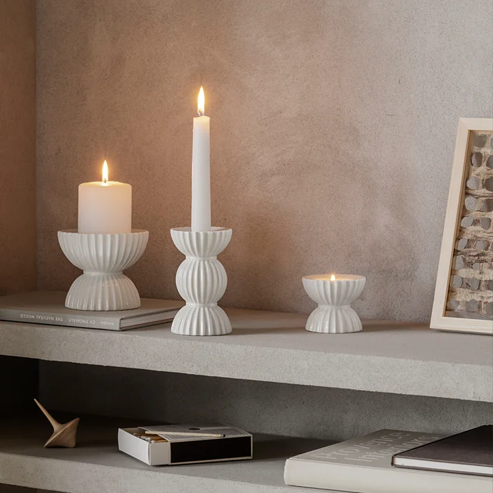 Tura candle holder from Lyngby Porcelæn