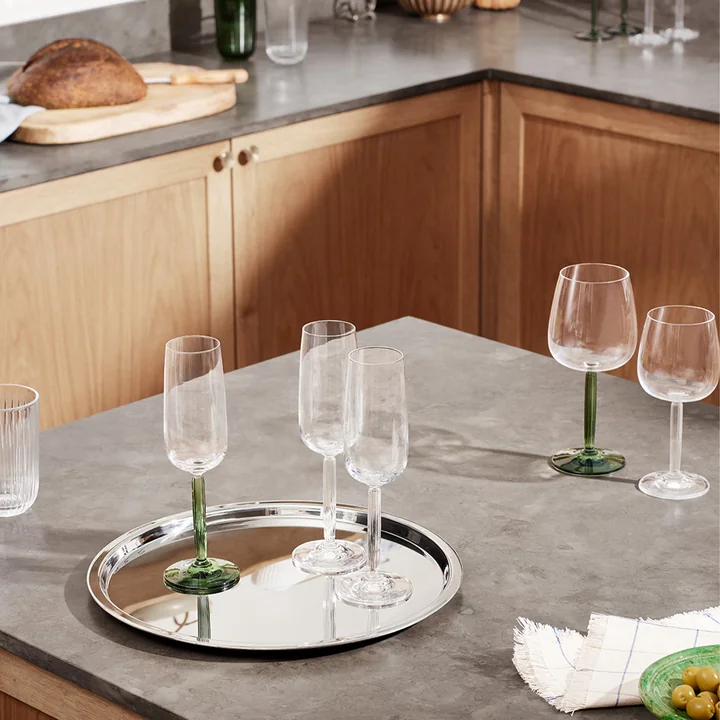 Hammershøi Champagne glass from Kähler