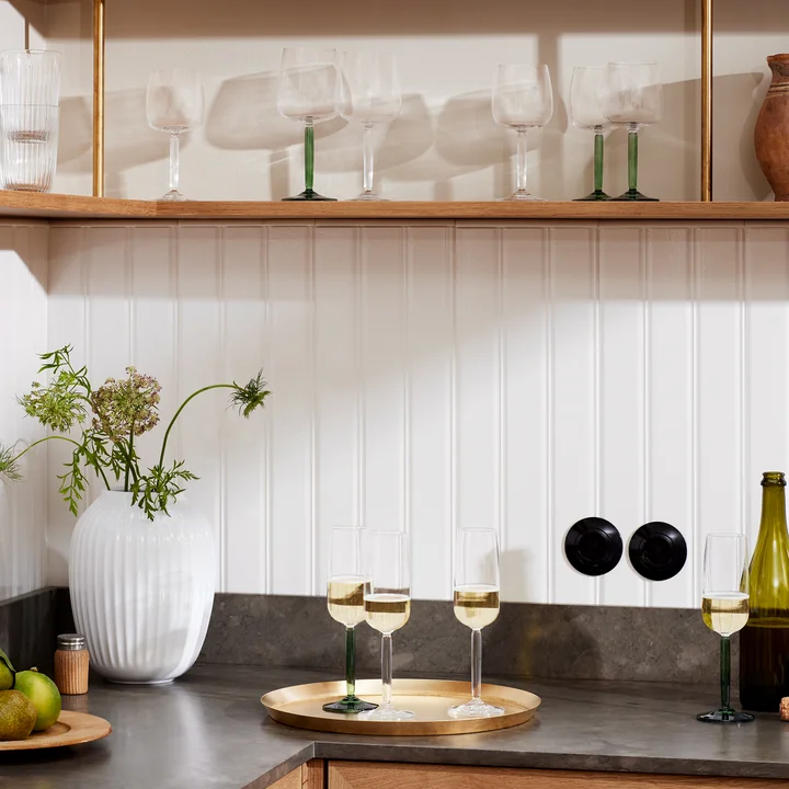 Hammershøi Champagne glass from Kähler