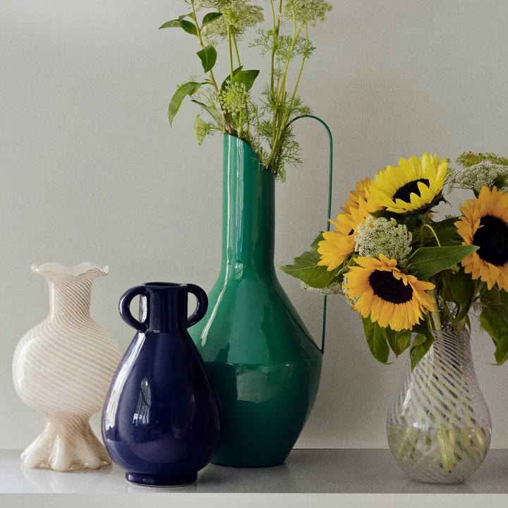 Rosario vase from Broste Copenhagen in color jelly green