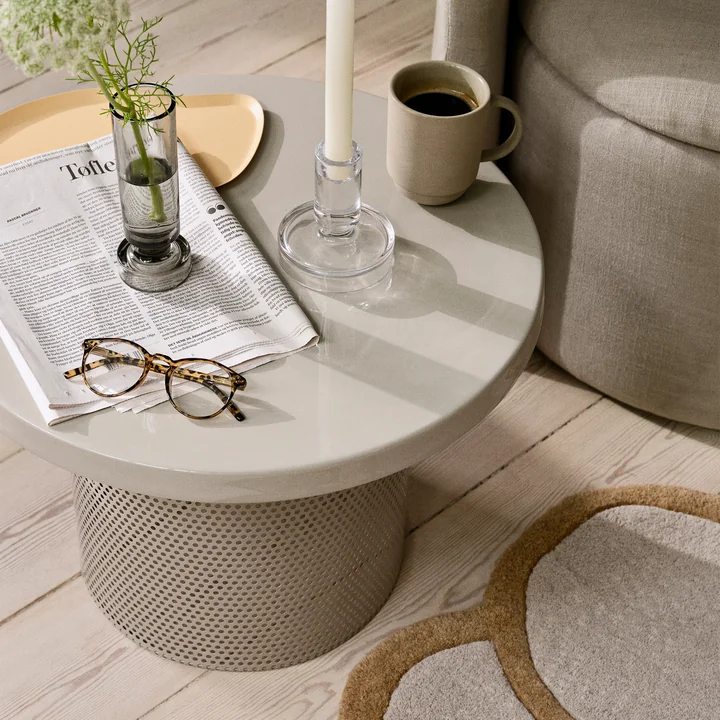 Tulina Table from Broste Copenhagen in color off-white