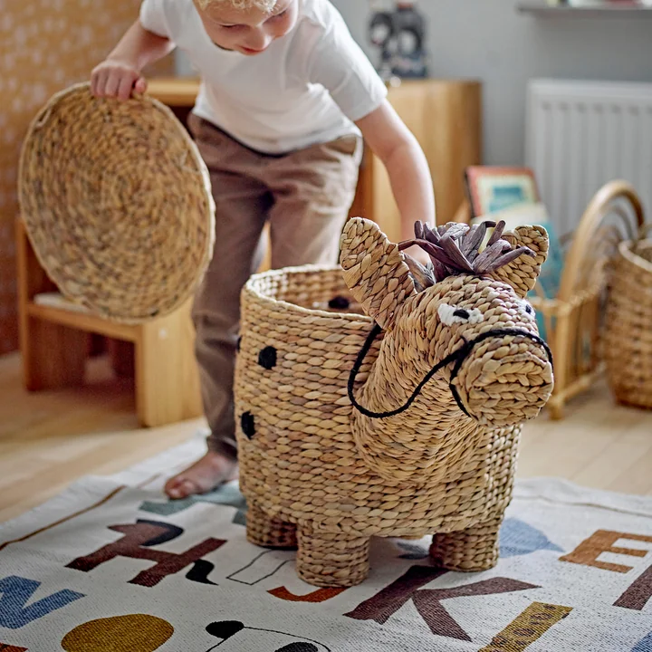 Bloomingville - Bobbi Basket with lid
