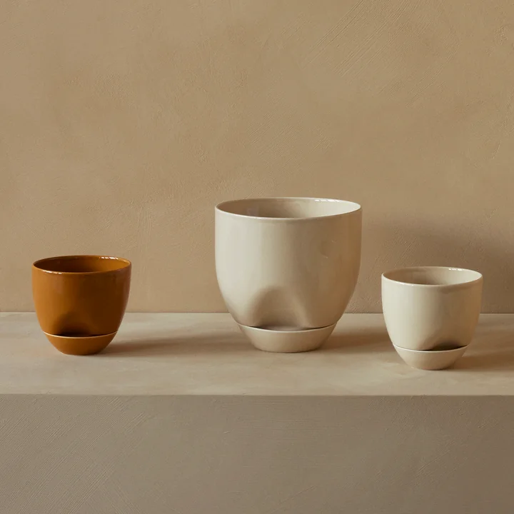 Hydrous Plant pot, ash gray from Audo