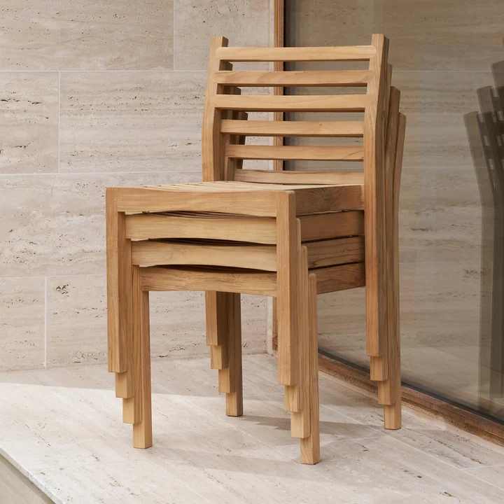 AH501 Garden chair, teak untreated from Carl Hansen