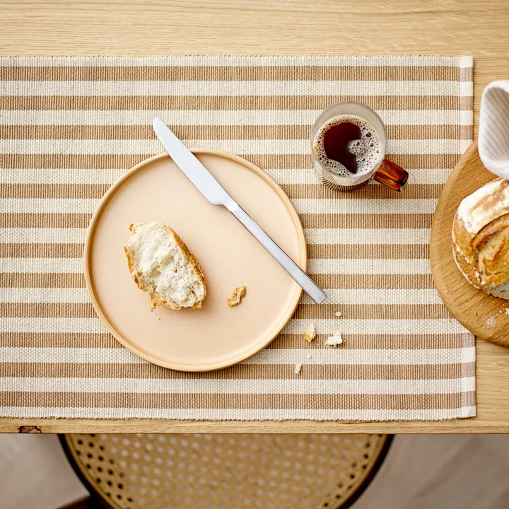 Statement Stripe Placemat from Södahl in color beige