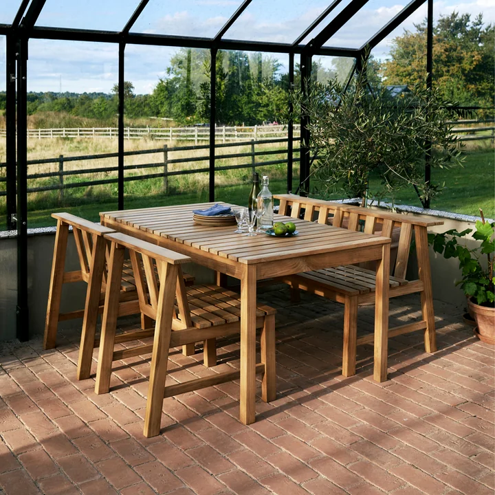 Skagerak - Plank garden table & Garden chair