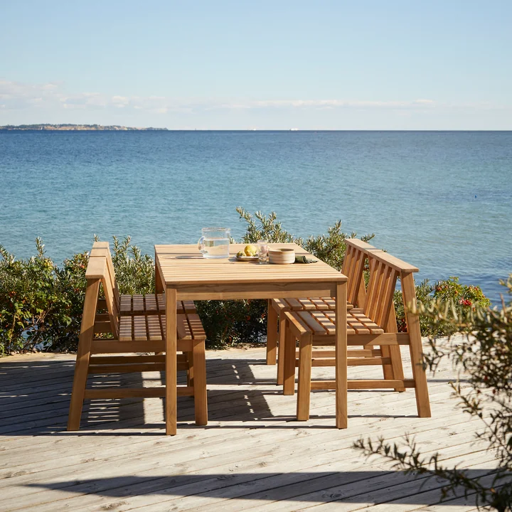Skagerak - Plank garden table & Garden chair