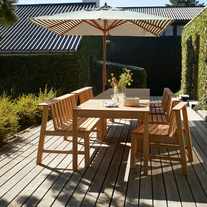 Skagerak - Plank garden table & Garden chair