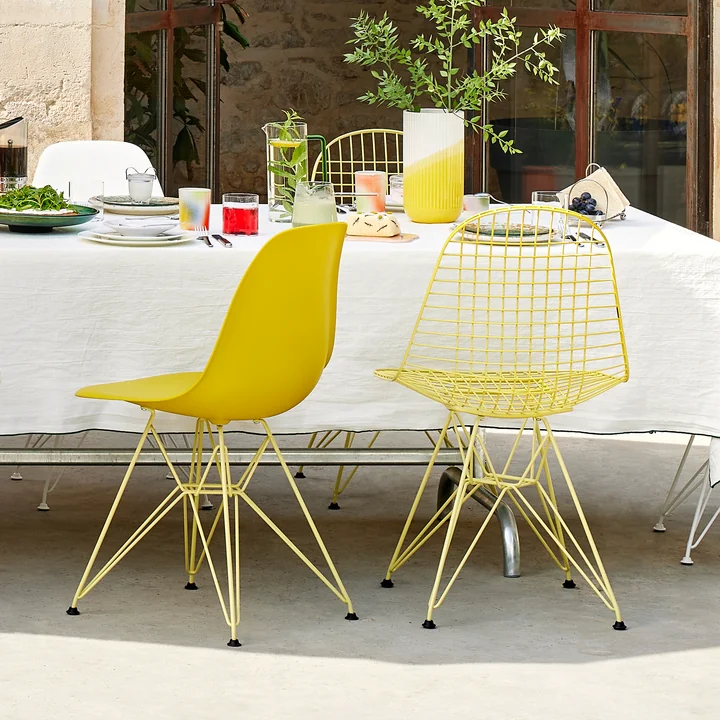 Eames Plastic Side Chair DSR, citron / mustard by Vitra