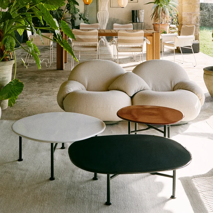 Carmel Outdoor lounge table from Gubi