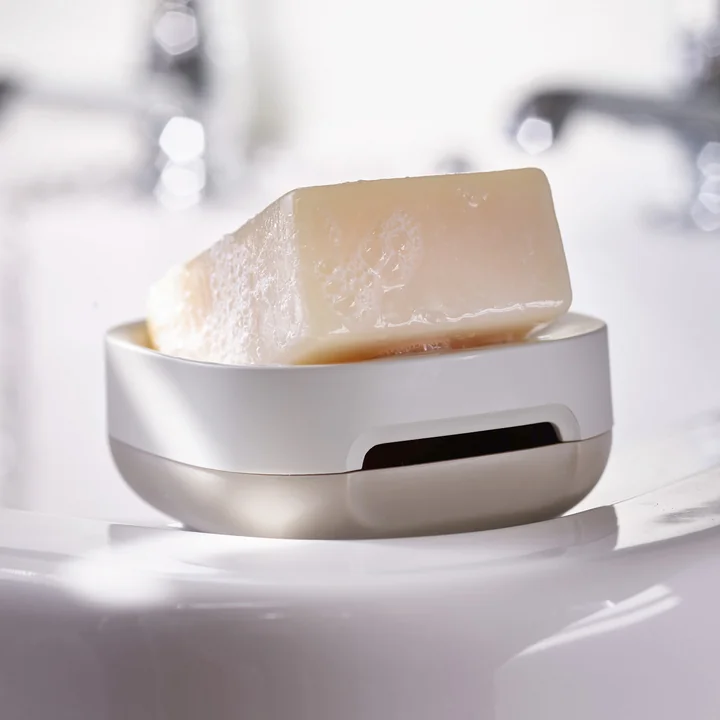 Slim Compact Soap dish, ecru from Joseph Joseph