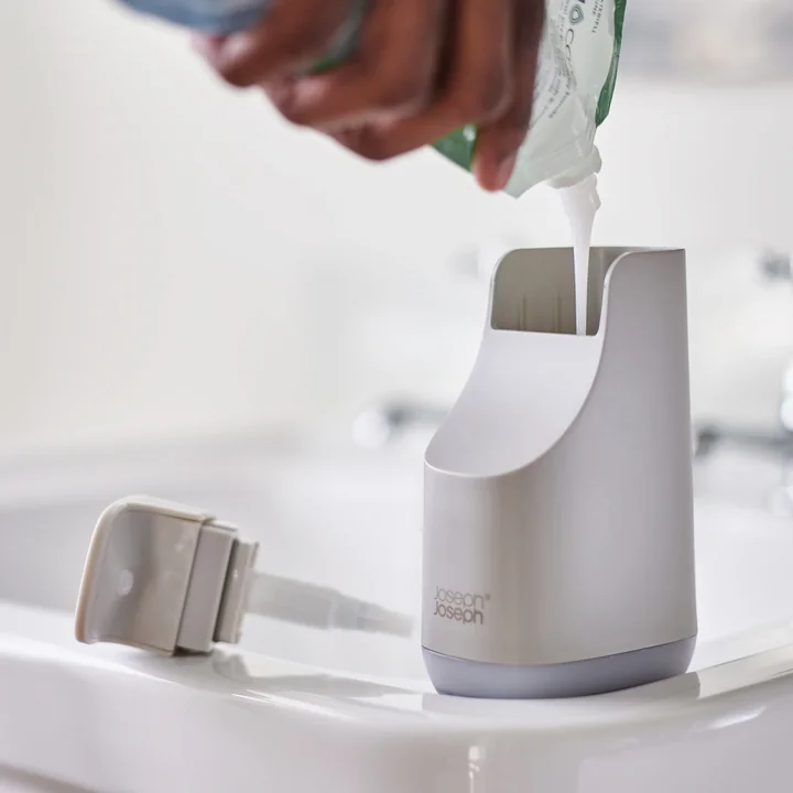 Slim Soap dispenser, ecru from Joseph Joseph