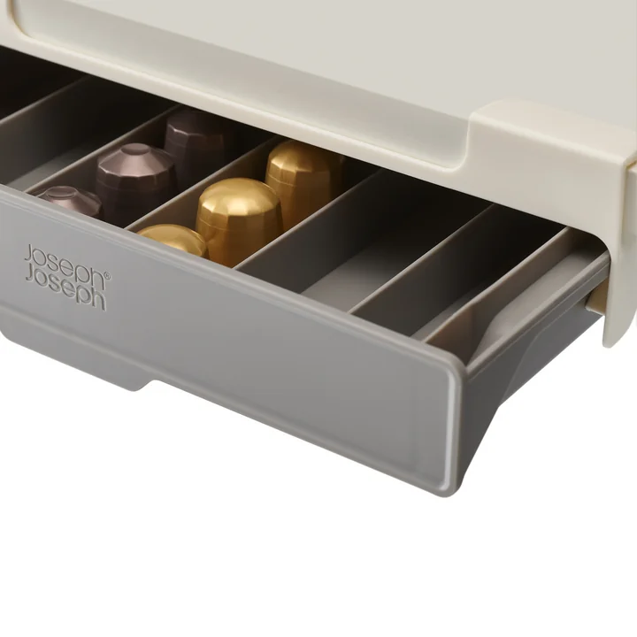 CupboardStore Coffee capsule drawer, gray from Joseph Joseph