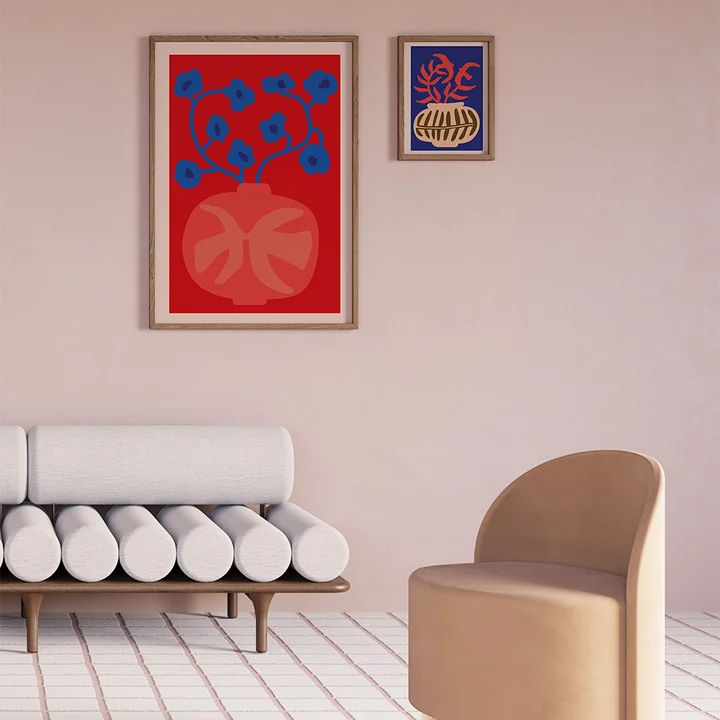 The Red Vase from Paper Collective