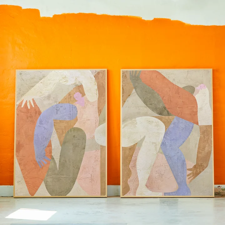 Las Danzantes Poster from Paper Collective