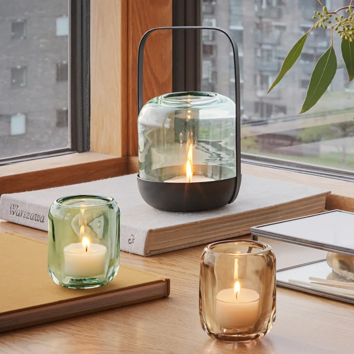 Acorn Tealight holder, leaf green from Eva Solo