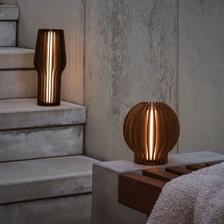 Radiant LED battery-powered light from Eva Solo