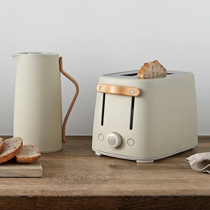 Emma Toaster from Stelton in the color sand