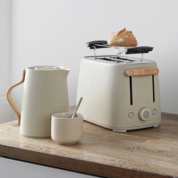 Emma Toaster from Stelton in the color sand