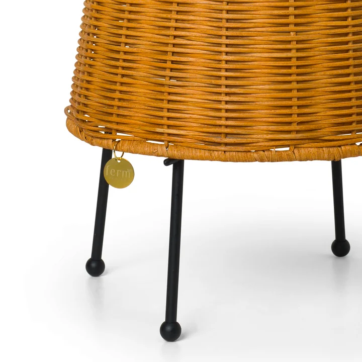 Porti LED table lamp rattan from Ferm Living