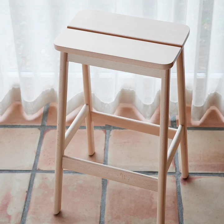 Angle Bar stool from Form & Refine