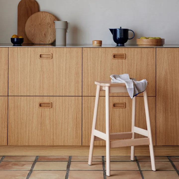 Angle Bar stool from Form & Refine