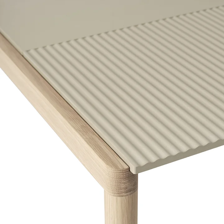 Couple Coffee table from Muuto in the finish Sand/Oak
