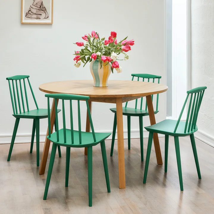 J77 Chair , jade green from HAY