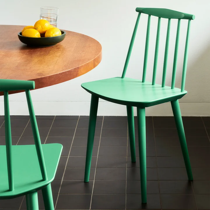 J77 Chair , jade green from HAY