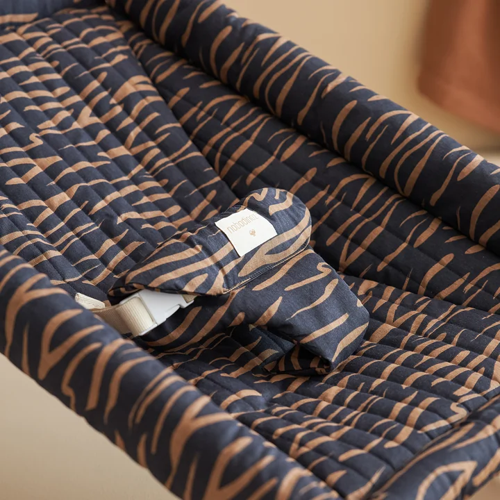 Growing Green Baby bouncer with cushion from Nobodinoz