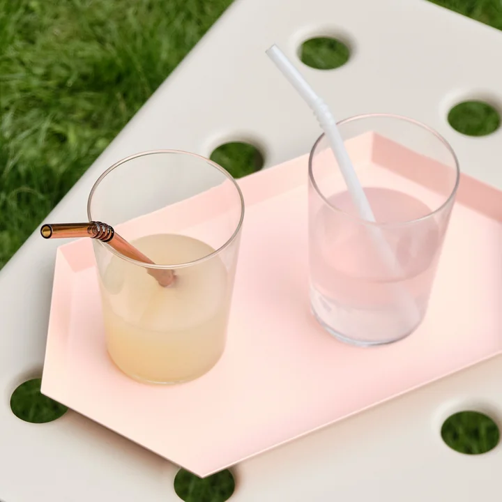 Sip Drinking straws, Swirl, opaque mix from HAY