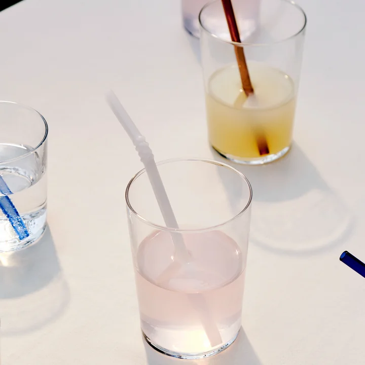 Sip Drinking straws, Swirl, opaque mix from HAY