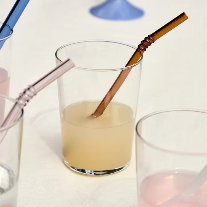 Sip Drinking straws, Swirl, opaque mix from HAY