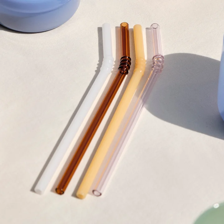 Sip Drinking straws, Swirl, opaque mix from HAY