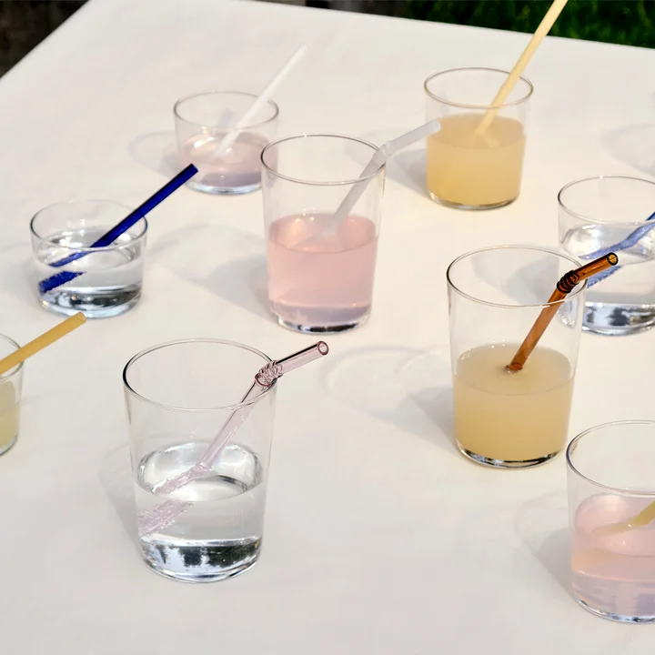 Sip Drinking straws, opaque mix from HAY