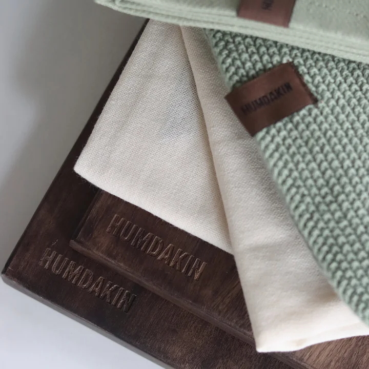 Organic cotton tea towel from Humdakin