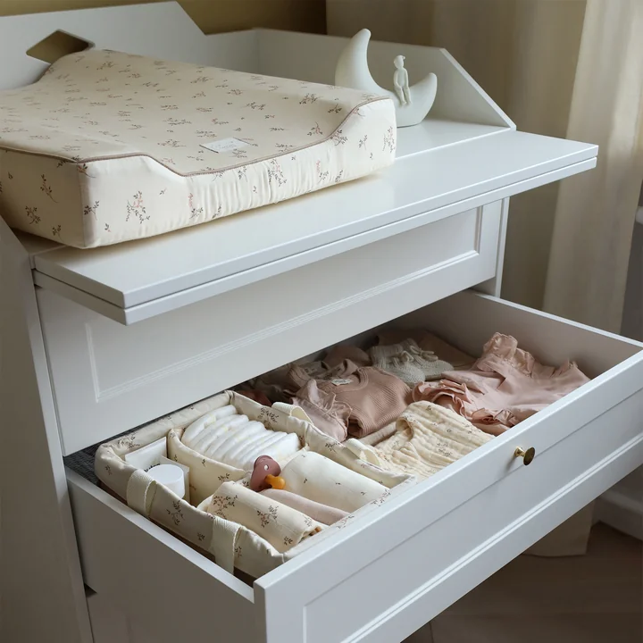 Luca Changing table dresser from Cam Cam Copenhagen in color white
