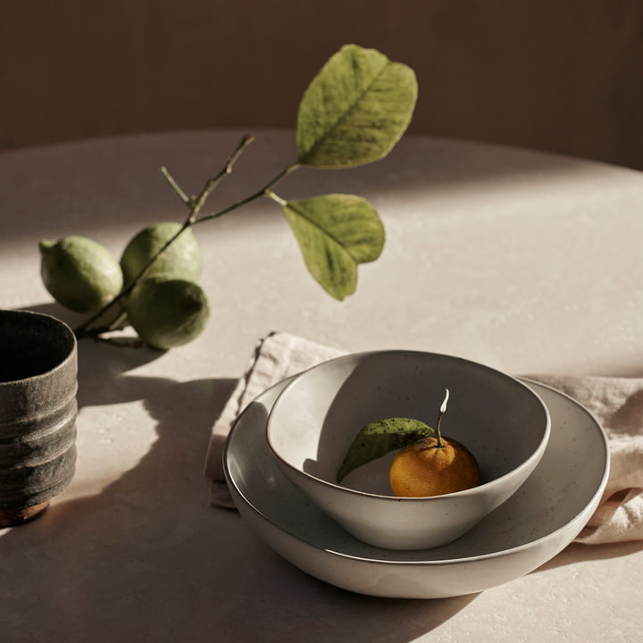 Flow Plate & bowls from ferm Living