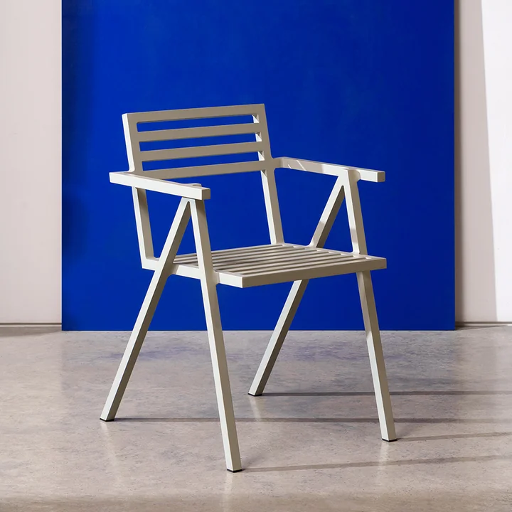 NINE - Outdoor Stacking Armchair, gray