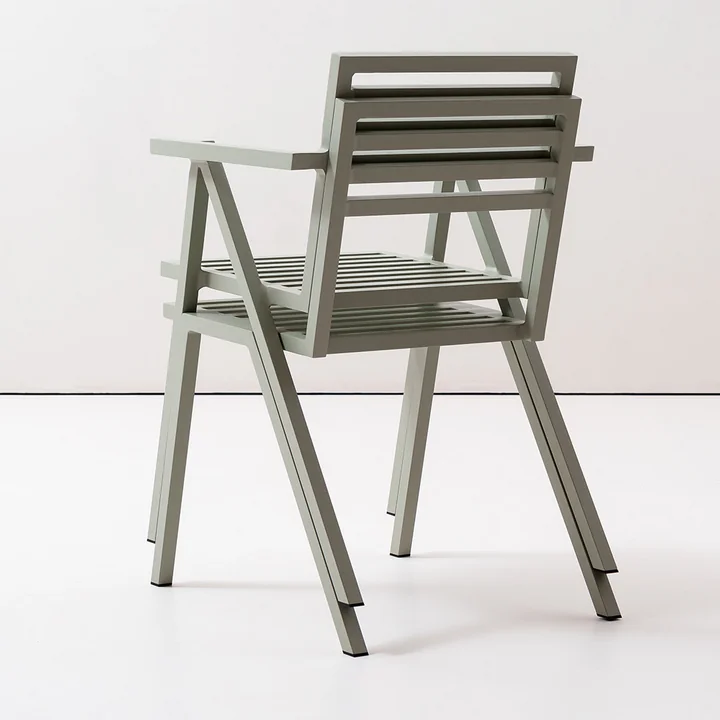 NINE - Outdoor Stacking Armchair, gray
