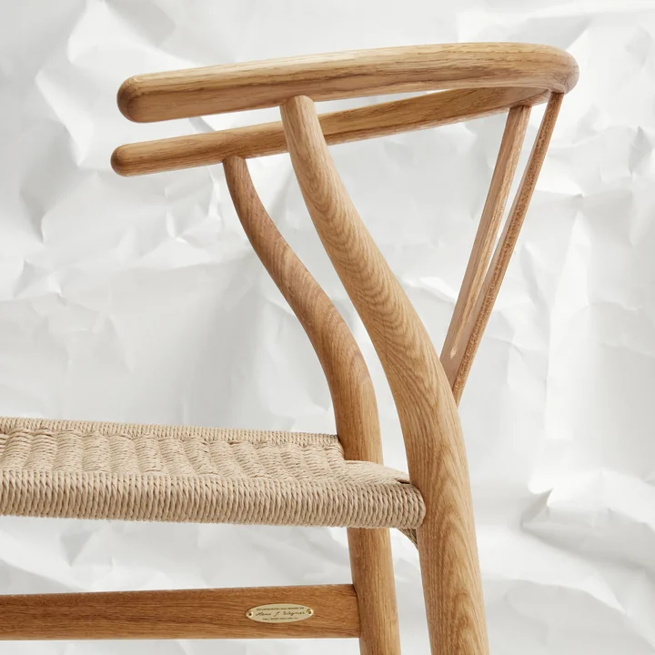 Carl Hansen - CH24 Wishbone Chair , oak oiled / natural wickerwork
