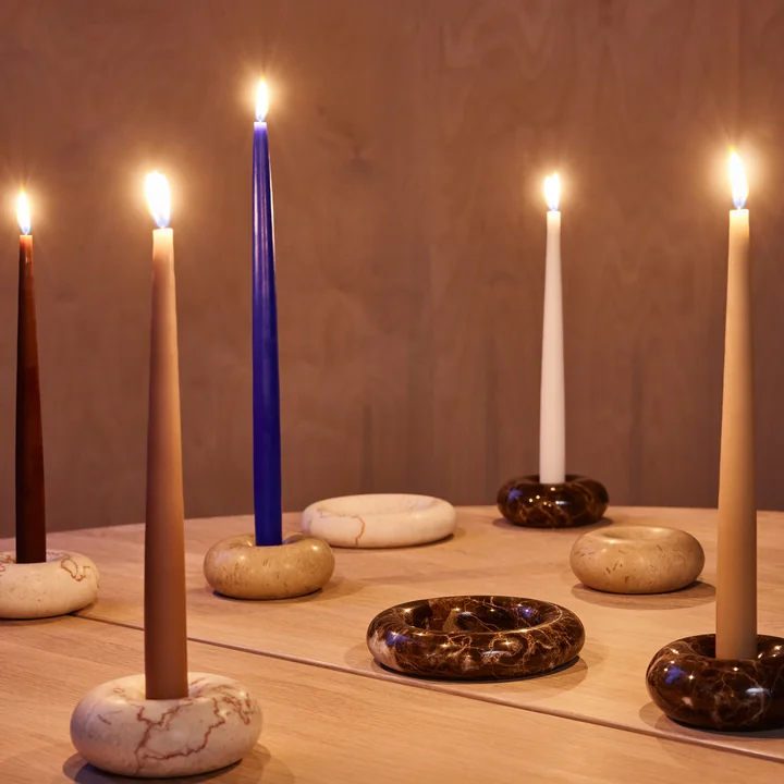 Savi Marble candlestick from OYOY